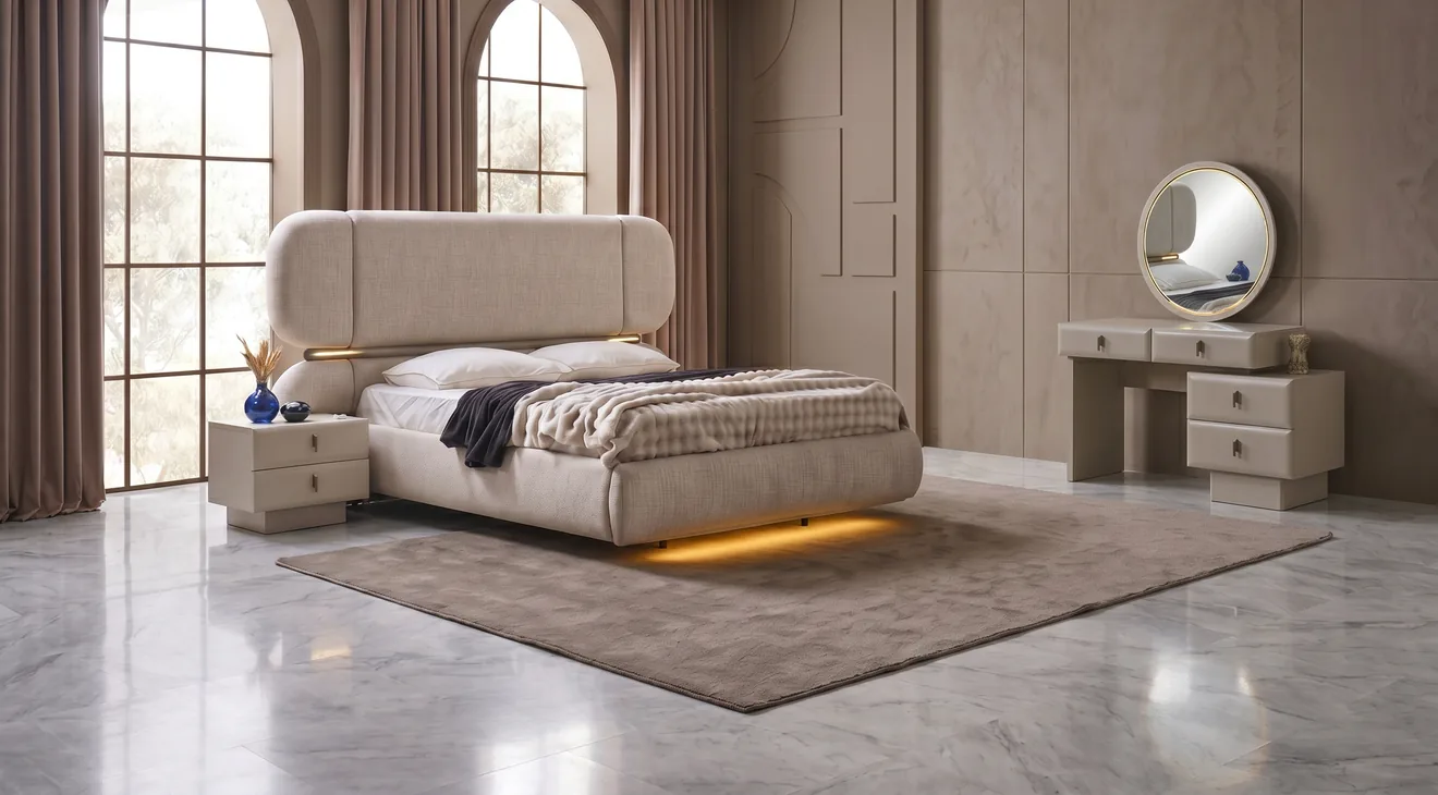 Product img 2, Bella Köşe Dolaplı Yatak Odası Takımı