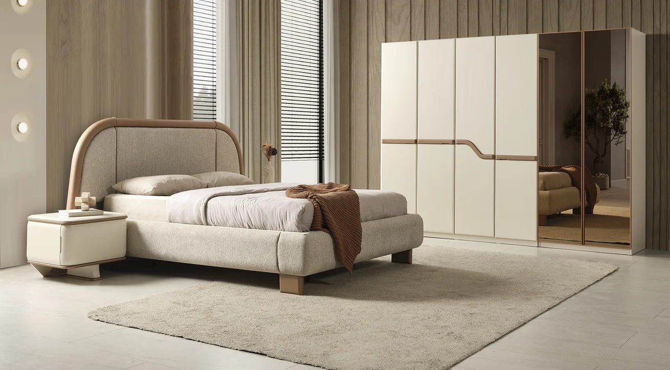 Product img 2, Mocha 6 Kapaklı Yatak Odası Takımı