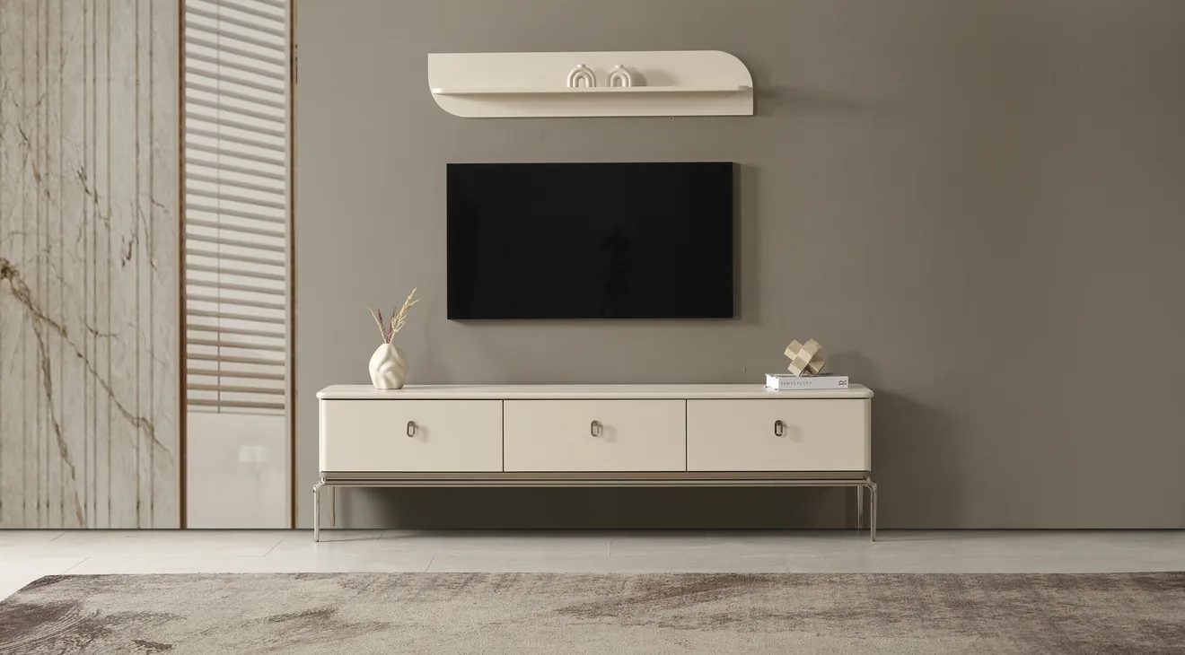 Imza Metal Ayaklı Tv Ünitesi