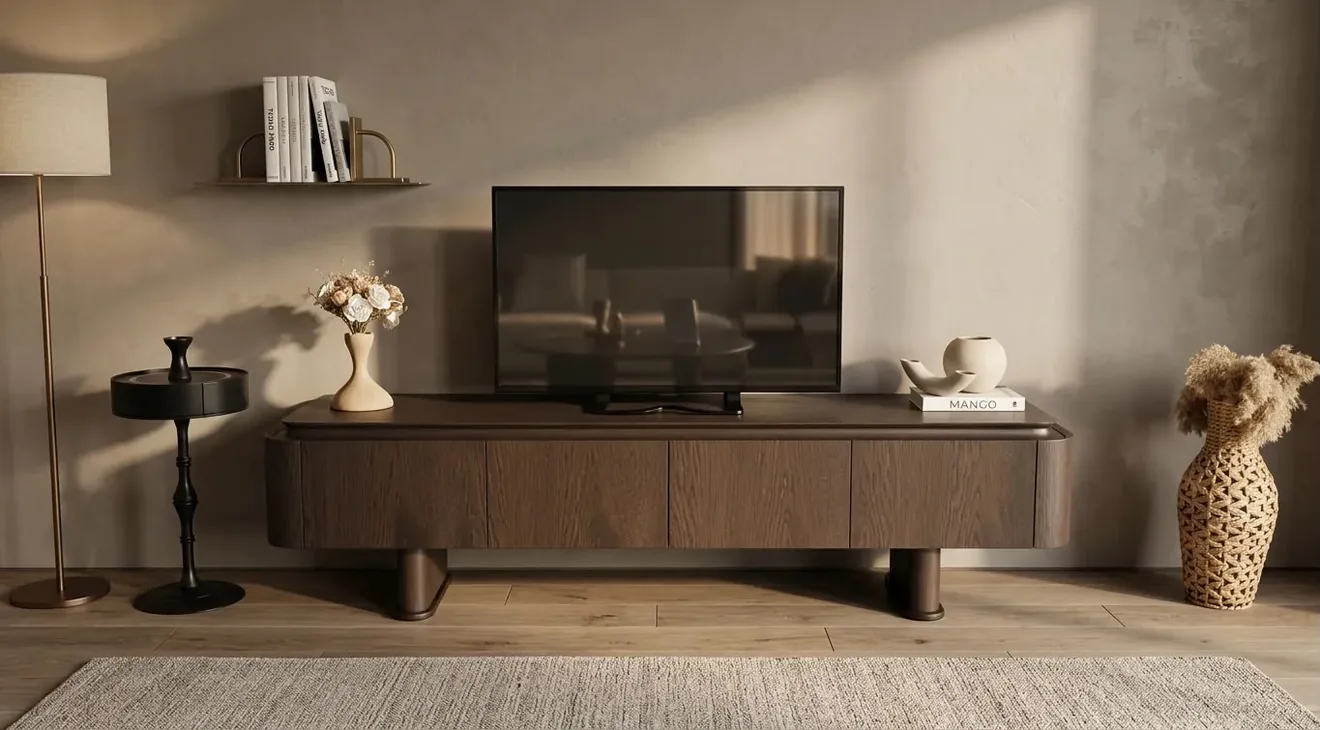 Aura Ceviz Modern Tv Ünitesi