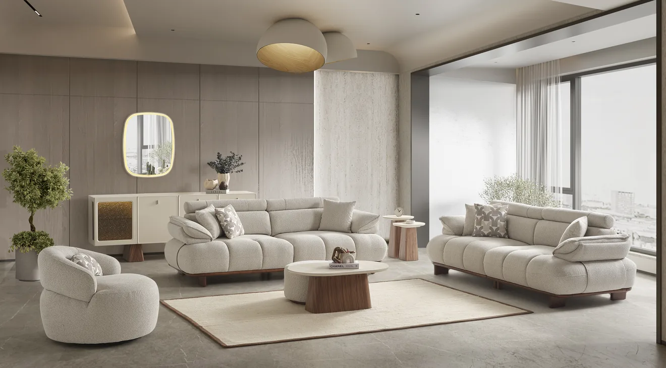 Crown Yataklı Modern Koltuk Takımı