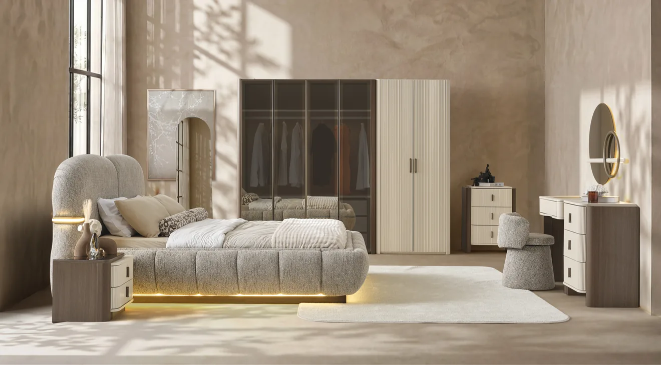 Velaris 6 Kapaklı Yatak Odası Takımı