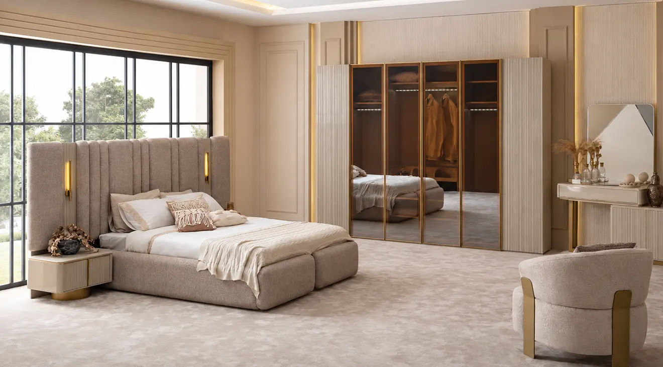 Massimo 6-Door Bedroom Set