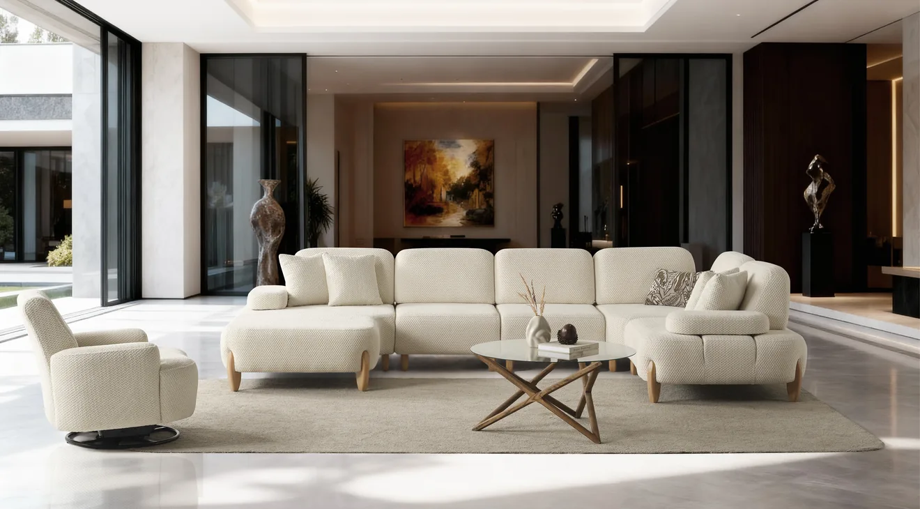 Aura Modern U Köşe Koltuk Takımı