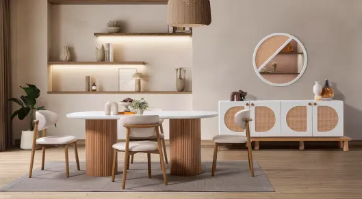 Klass Bohem Yemek Odası Takımı