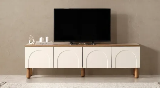 Bohem Ahşap Ayaklı Tv Ünitesi