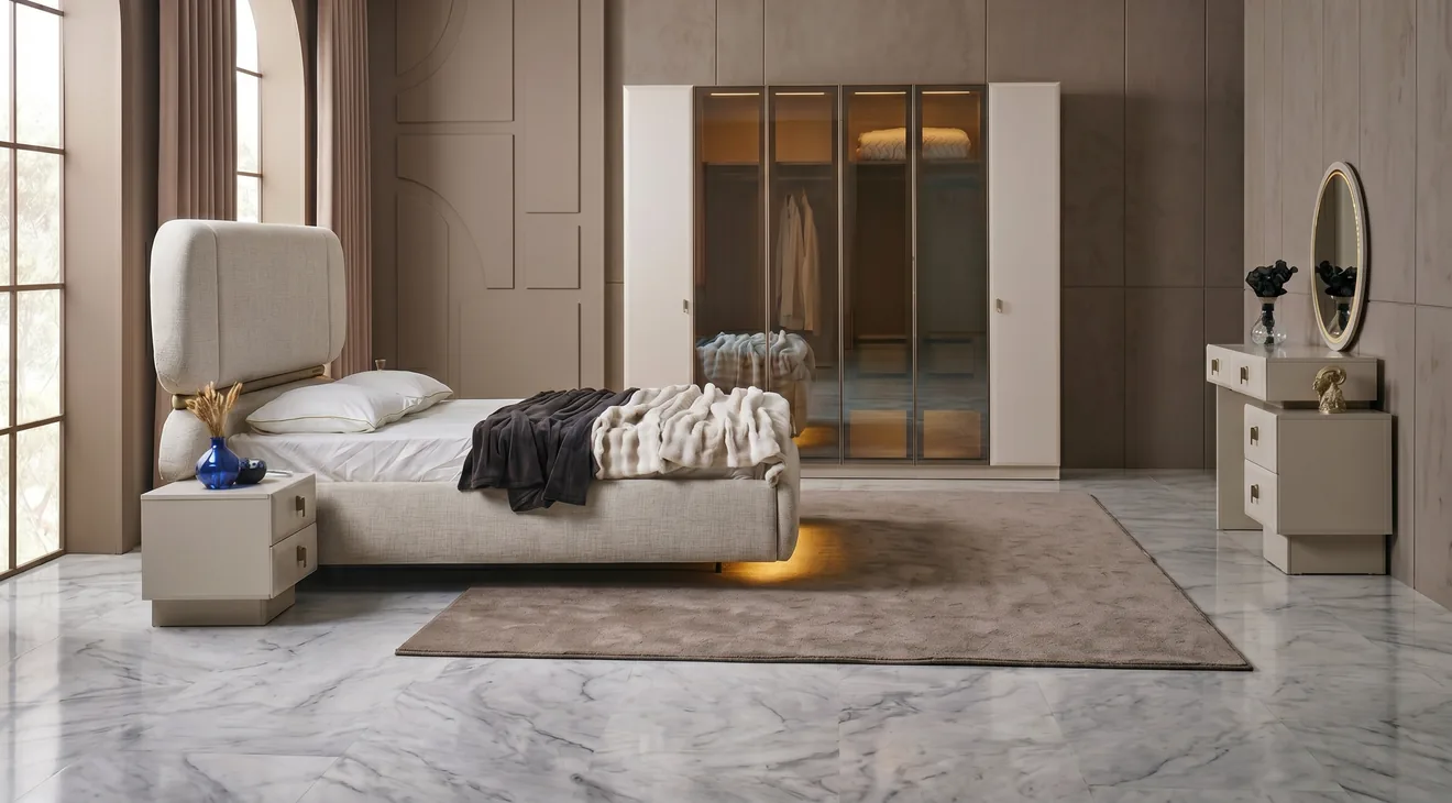 Bella 6 Kapaklı Modern Yatak Odası Takımı
