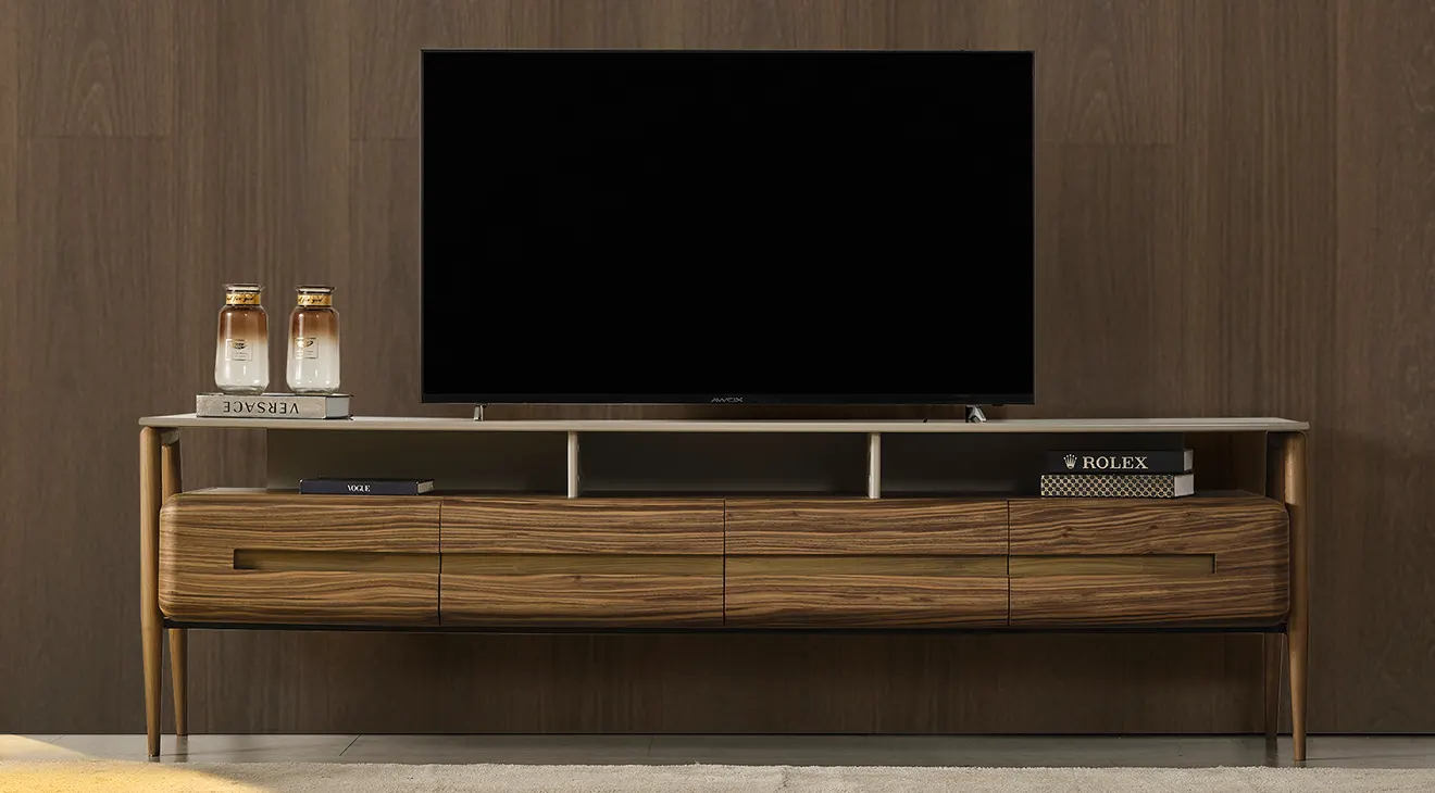 Lucca Wooden Leg TV Unit