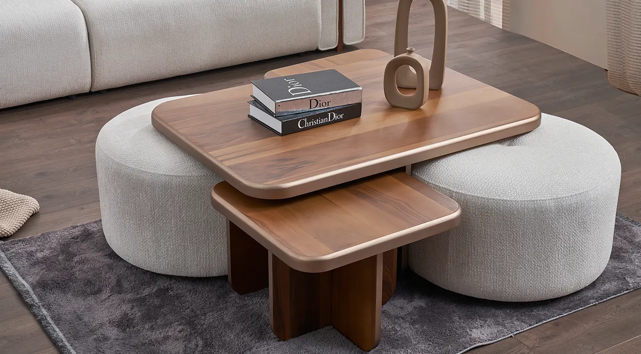 Aqustic Coffee Table Set