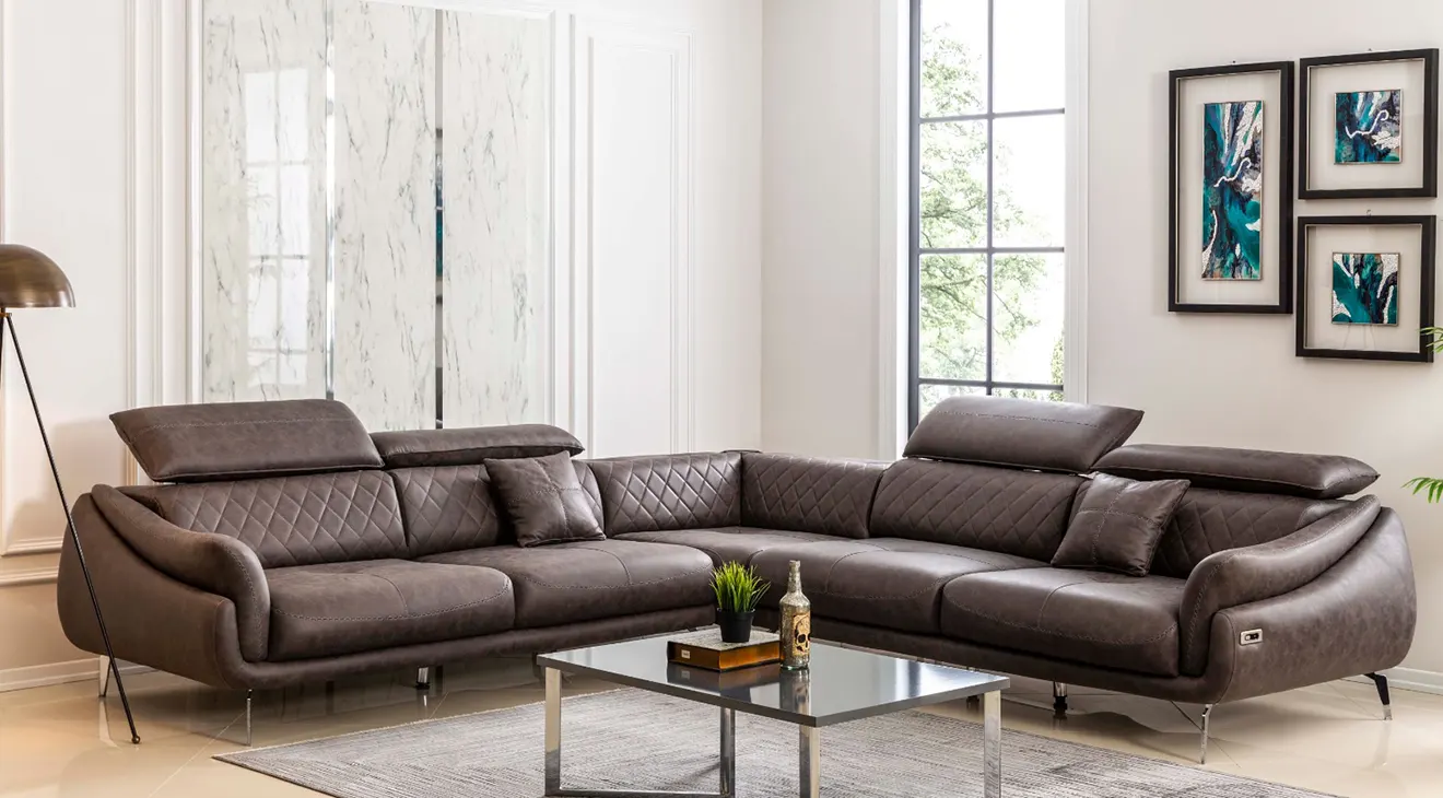 Mustang Sound System Corner Sofa Set