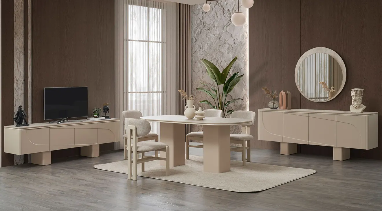 Porto Modern Dining Room Set