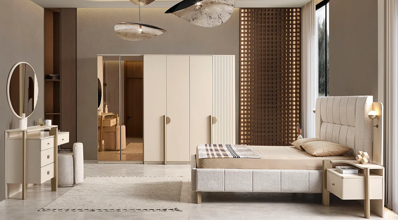 Zirve 6-Door Bedroom Set