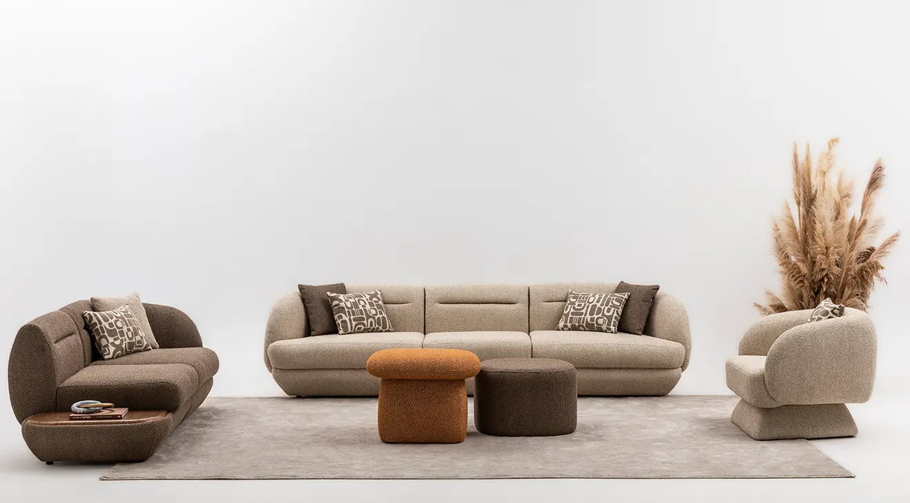 Hilton Modern Sofa Set
