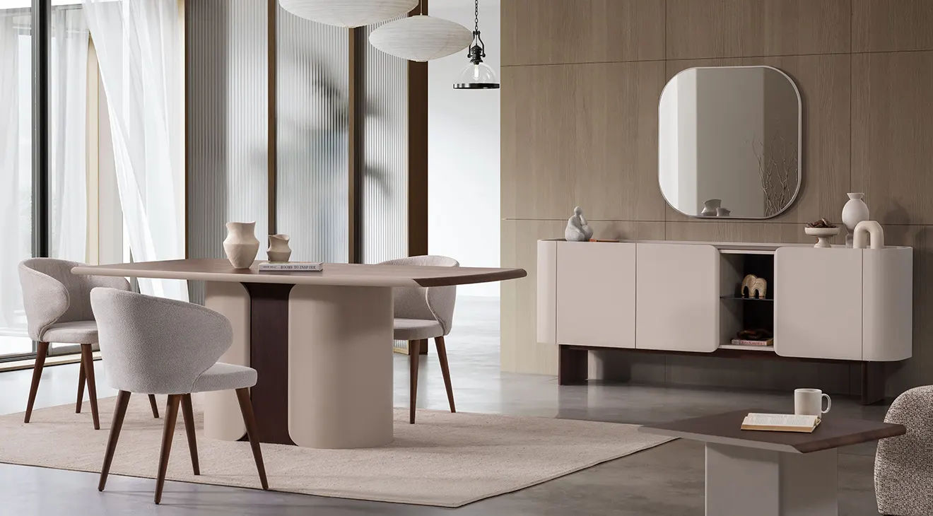 Barcelona Modern Dining Room Set