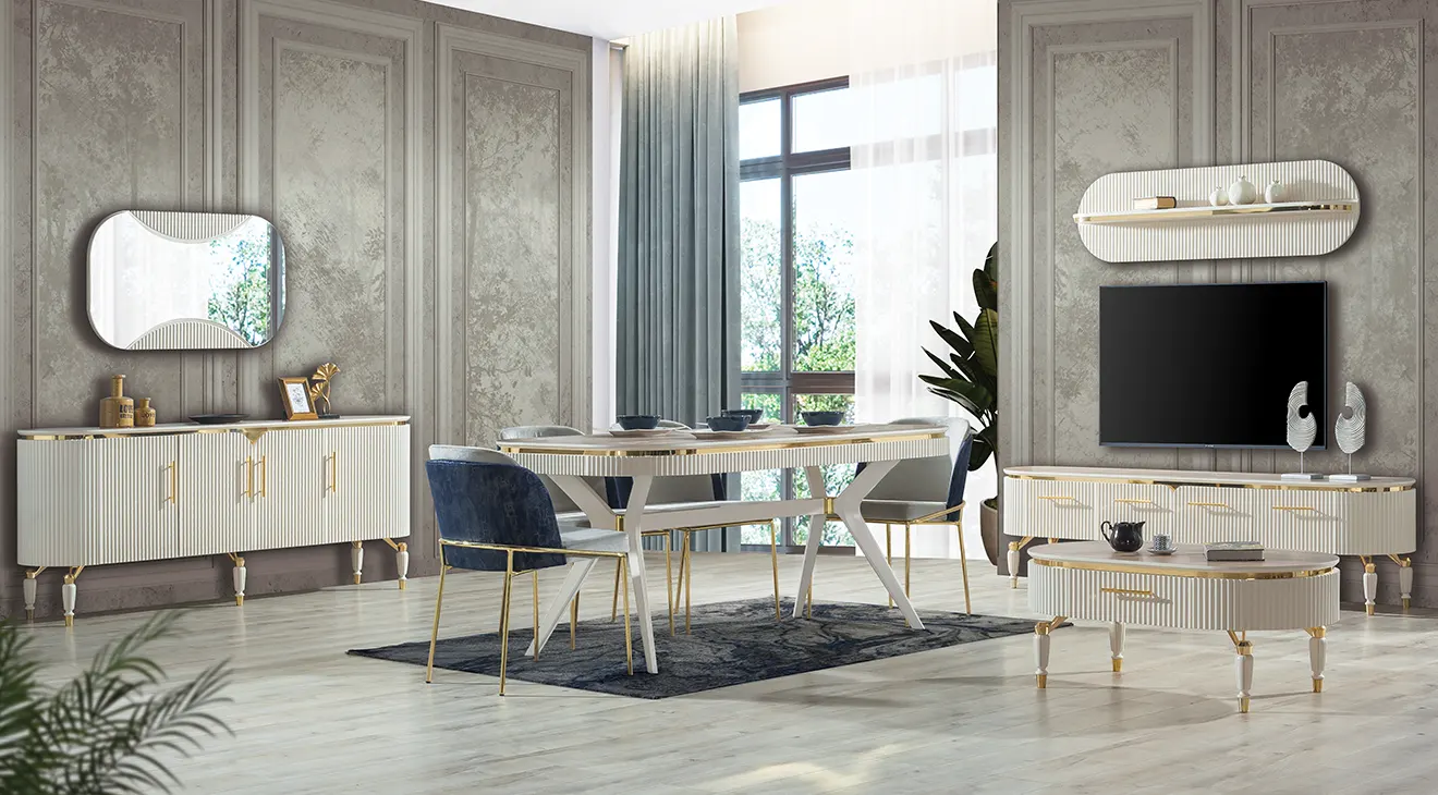 Alyans Modern Dining Room Set