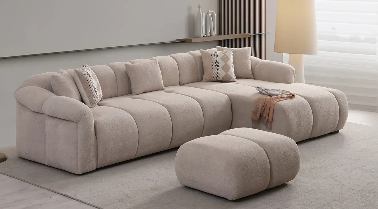 Carius Corner Sofa Set with Bed