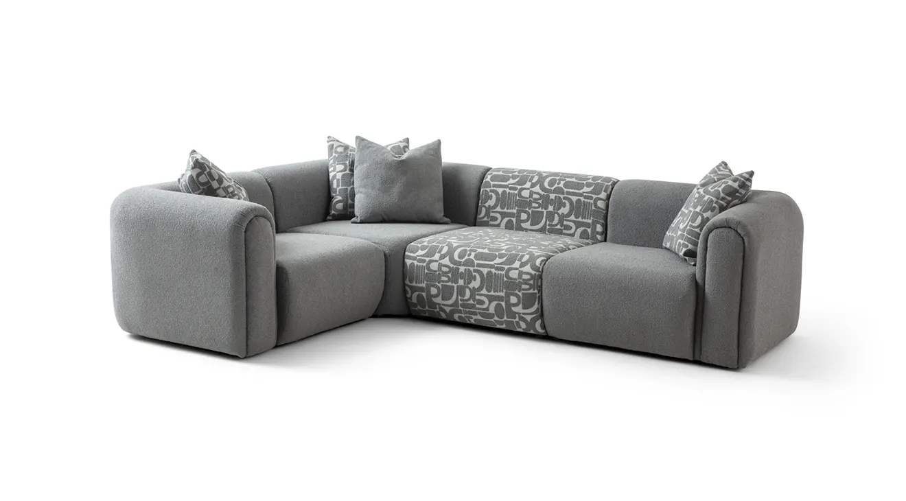 Como S Modern Corner Sofa Set