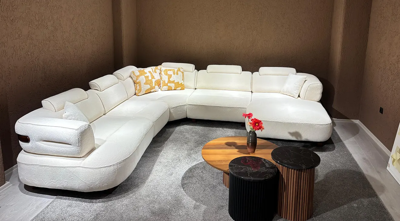 Mahfel Yataklı Modern Köşe Koltuk Takımı