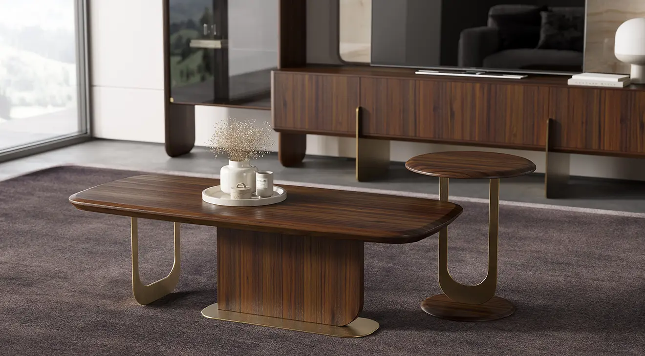 Sirius Walnut Coffee Table