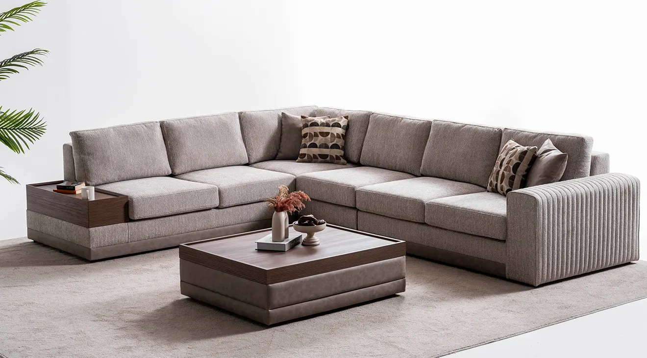 Infinity Modern Corner Sofa Set