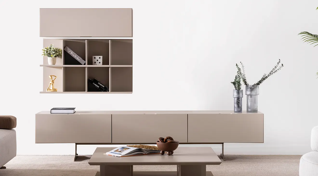 Verona Metal Leg TV Unit