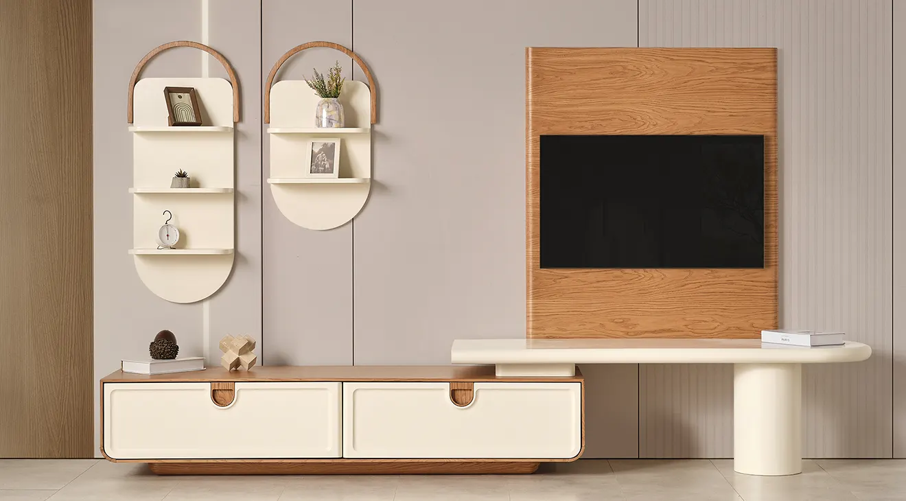 Capella Walnut TV Unit