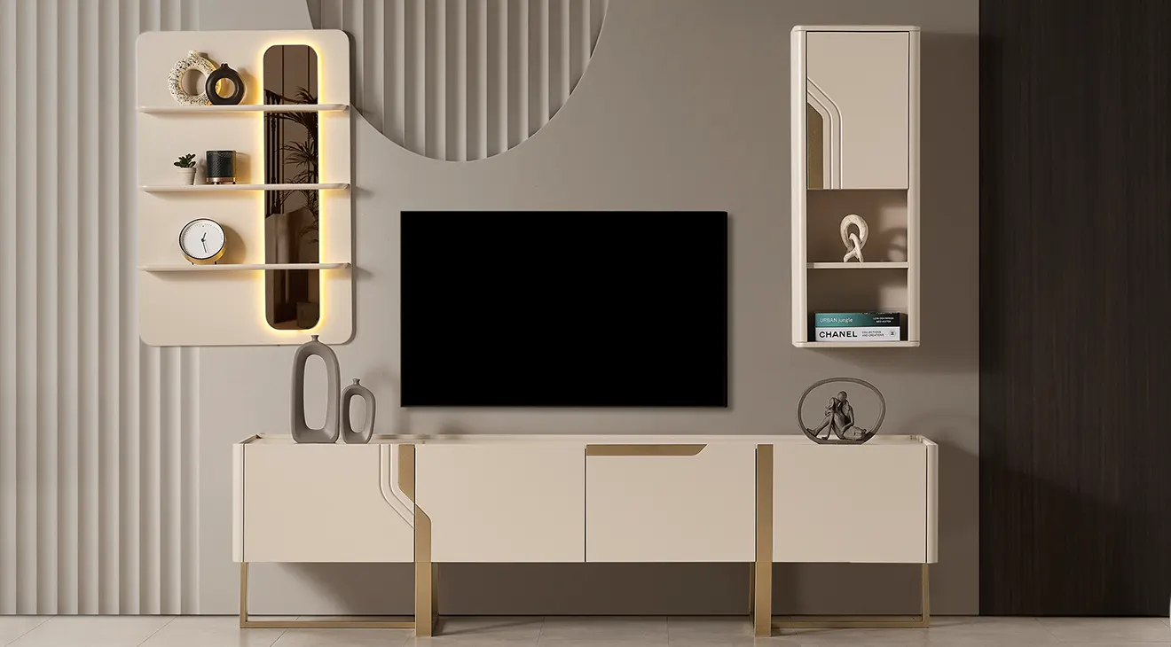 Guess Metal Leg TV Unit