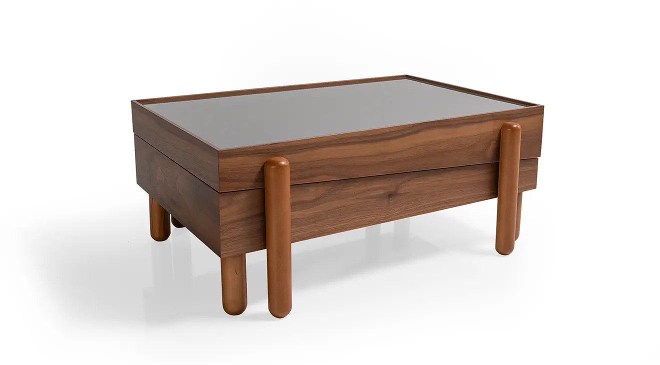 Truva Wooden Leg Coffee Table