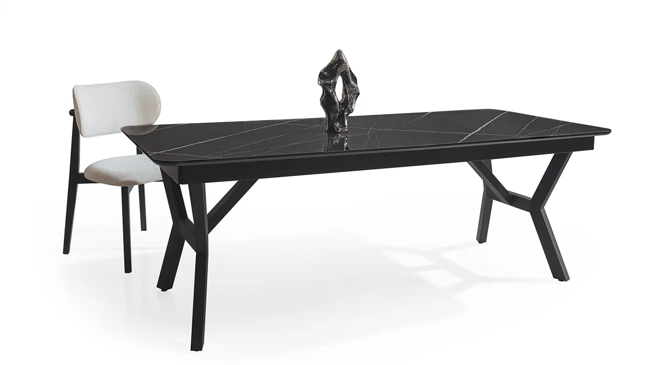 Titan Anthracite Dining Table