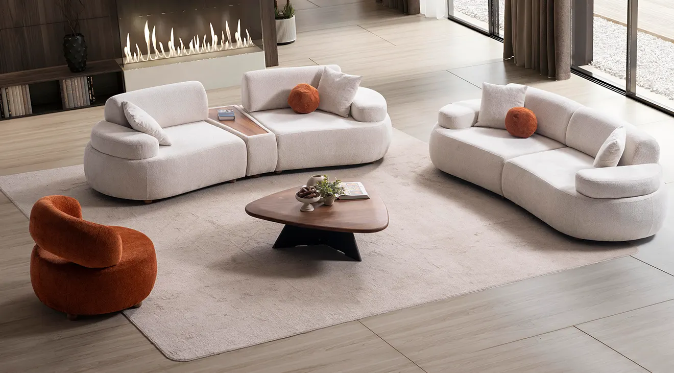 New Rio Yataklı Modern Koltuk Takımı