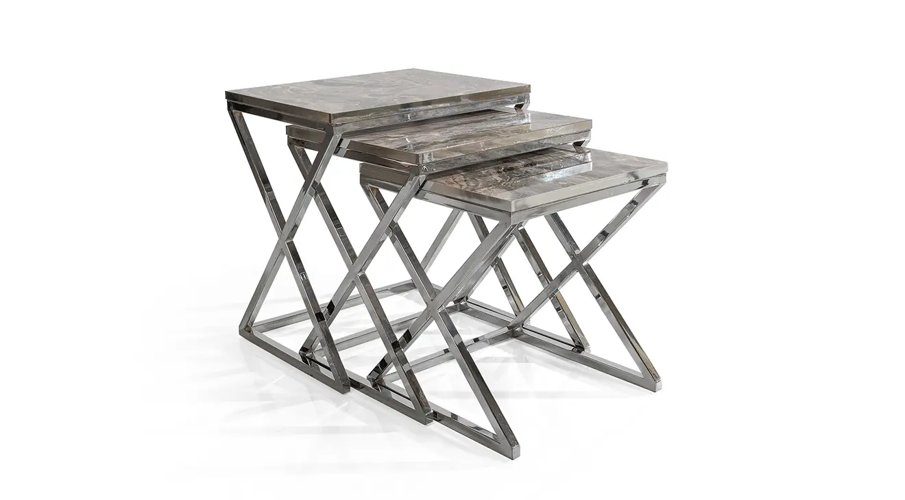 Pera Metal Legged Side Table