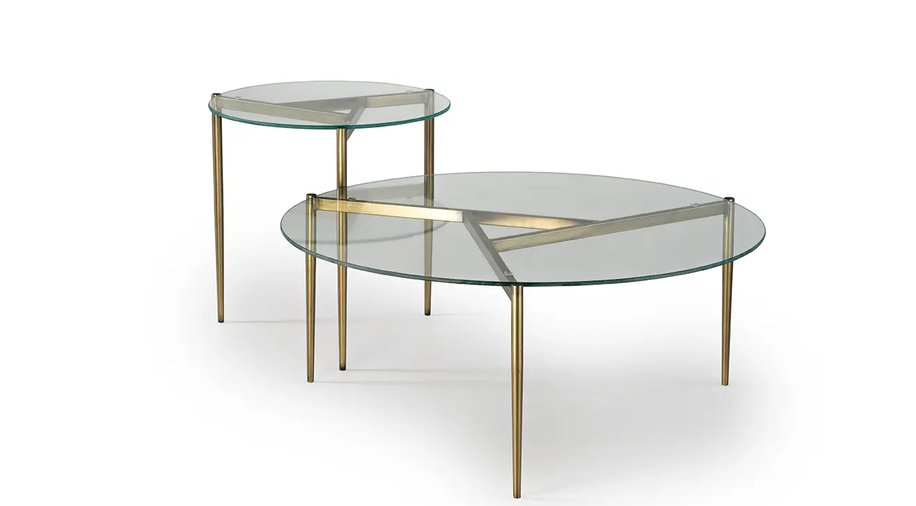 Naty Gold Metal Leg Coffee Table