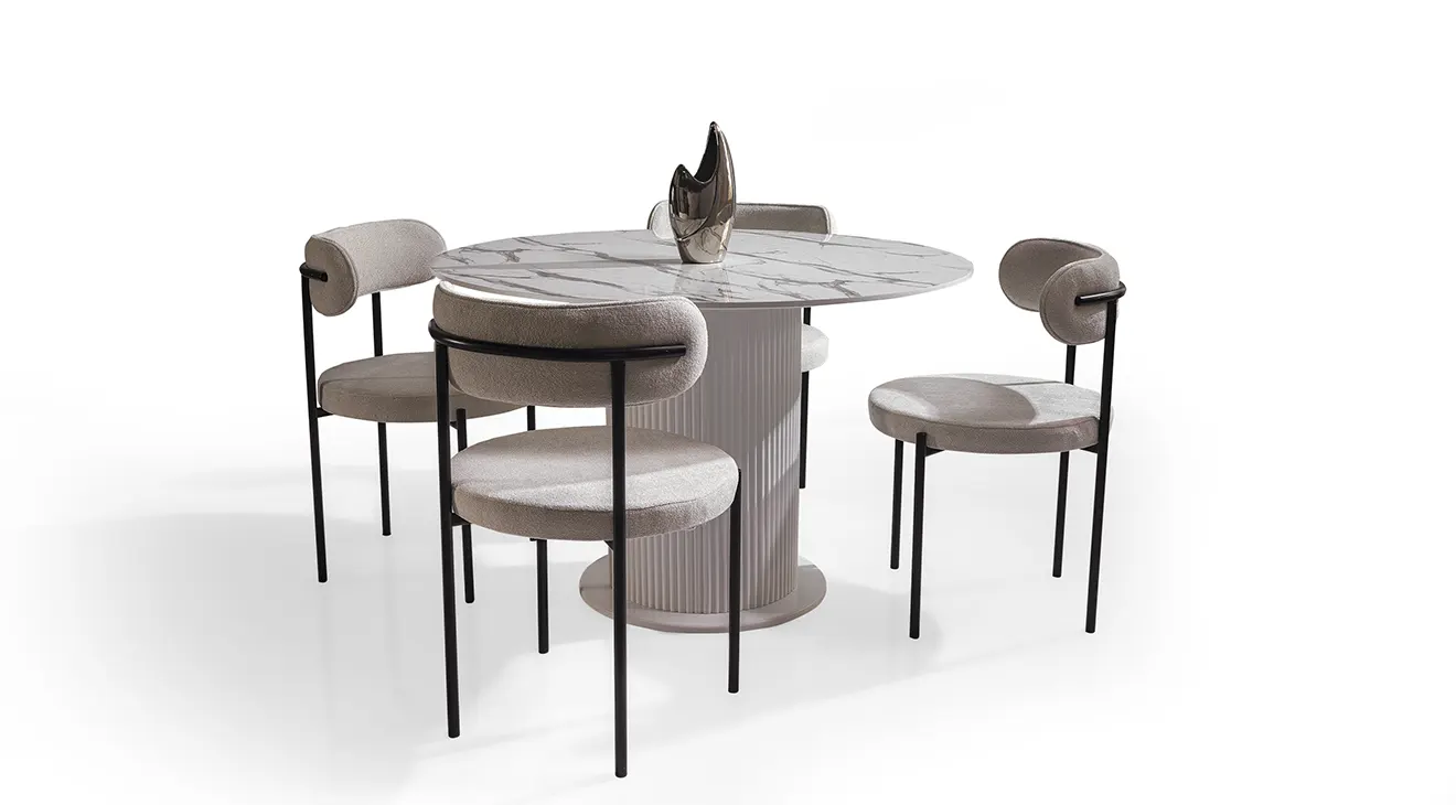 Rio Marble Patterned Dining Table