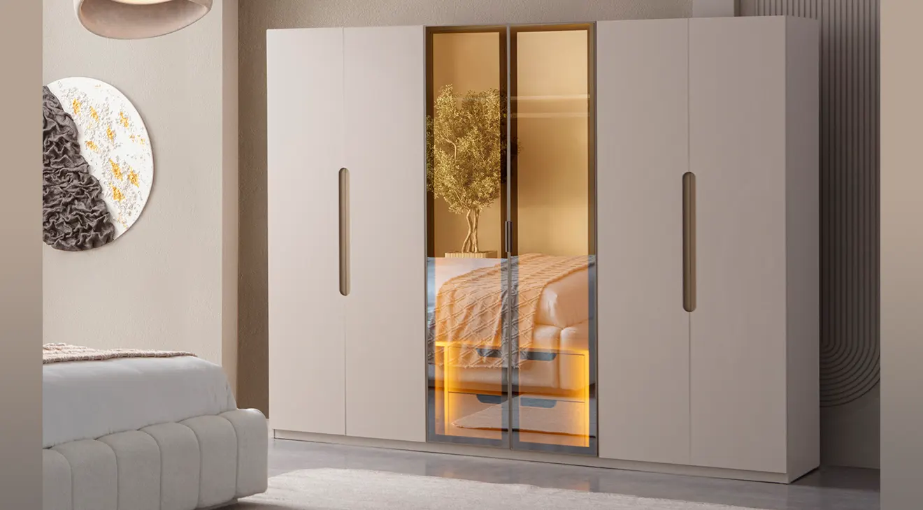 Maldiv 6 Kapaklı Modern Yatak Odası Takımı