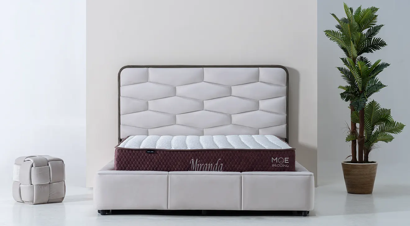 Miranda Bed Base Headboard Set