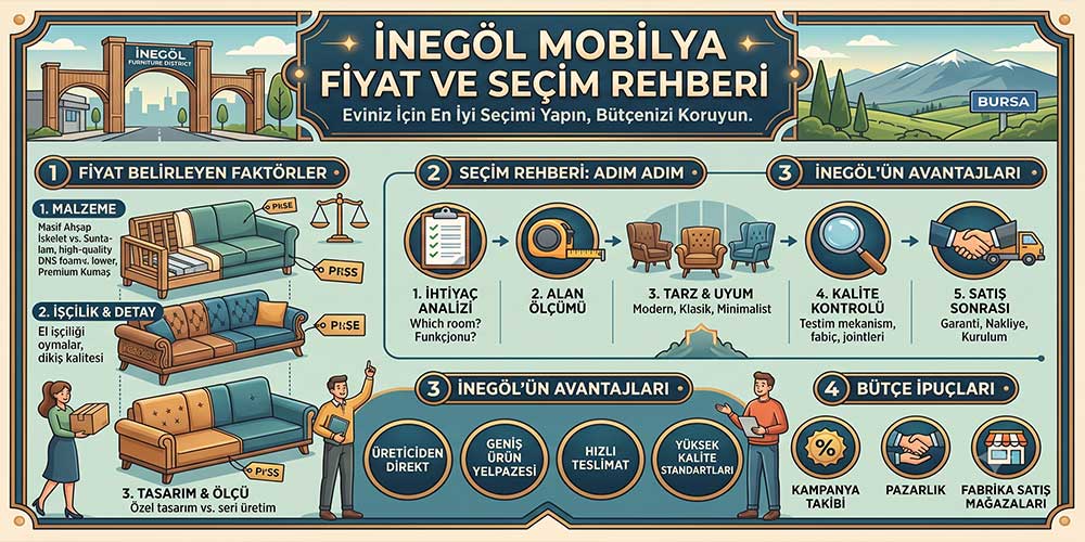 İnegöl Mobilya Fiyatları Neye Göre Belirlenir?