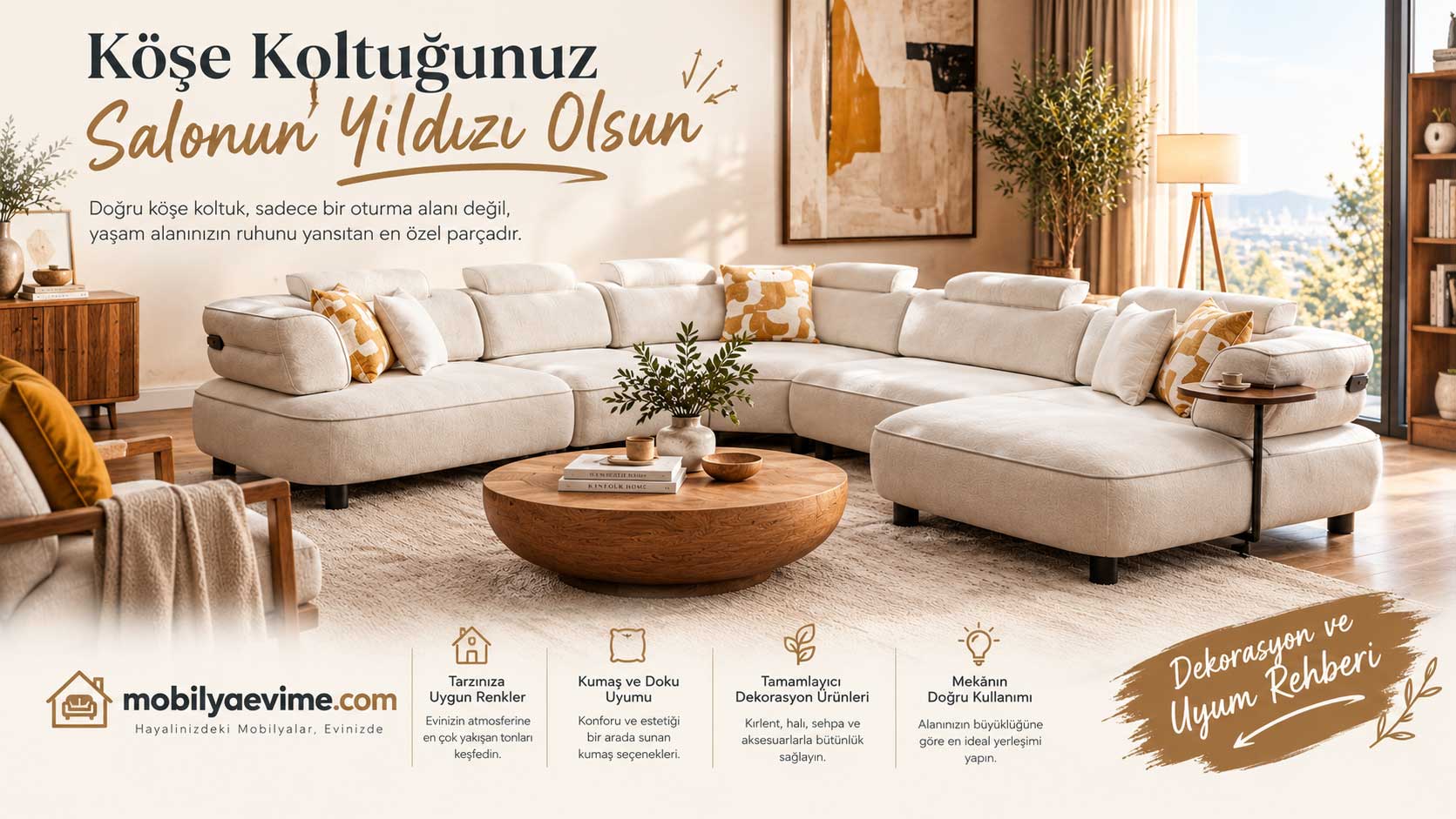 Köşe Koltuk Dekorasyon ve Doğru Model Seçme Rehberi