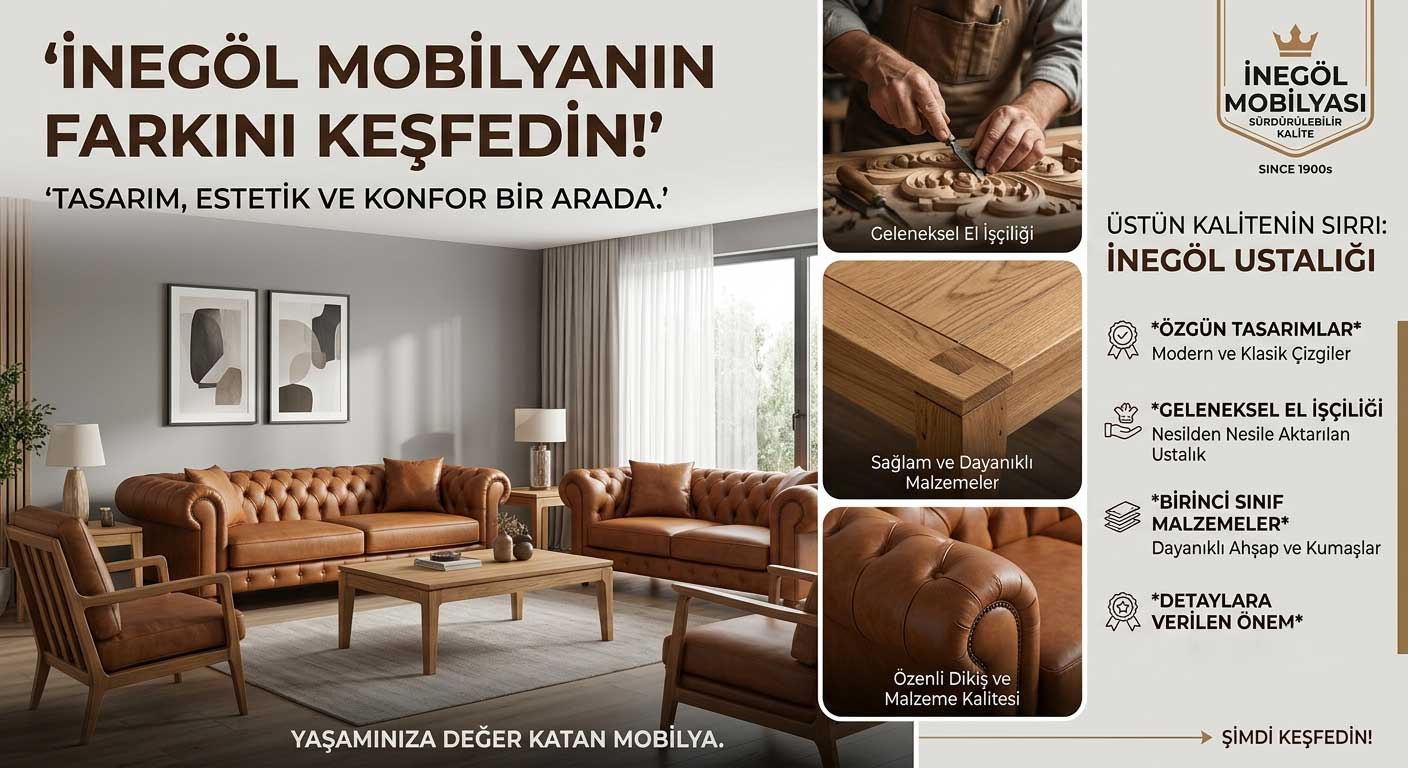 İnegöl Mobilyasının Üstün Kalitesi