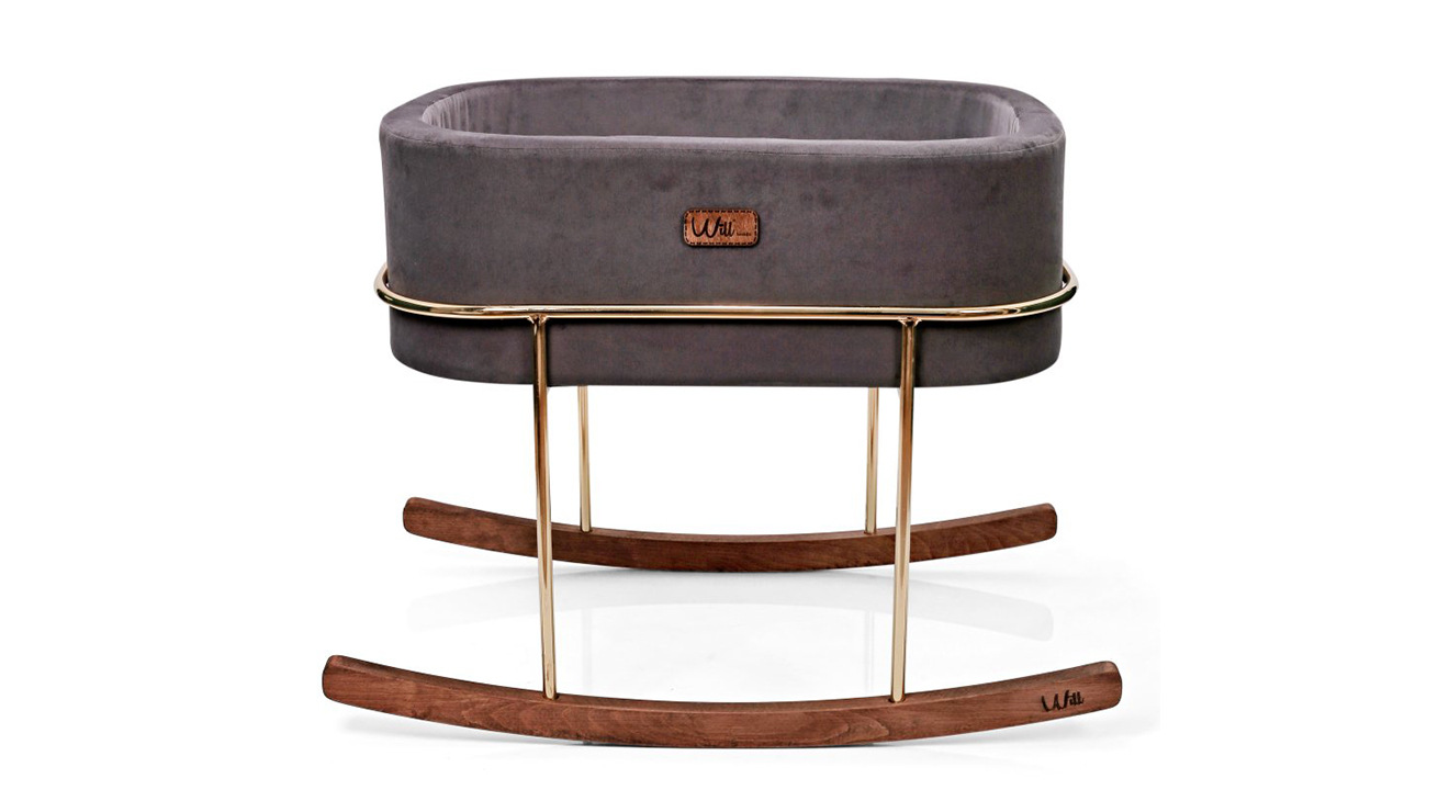 Will Beside Mother's Side Crib Anthracite Gold