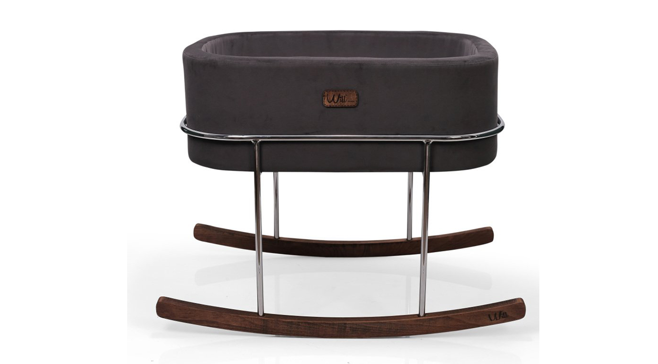 Will Beside Mother's Side Crib Anthracite Silver