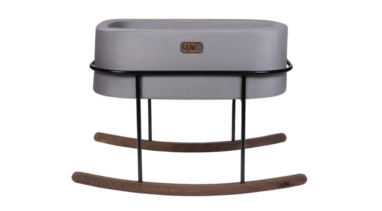 Will Beside Mother's Side Crib Grey Black