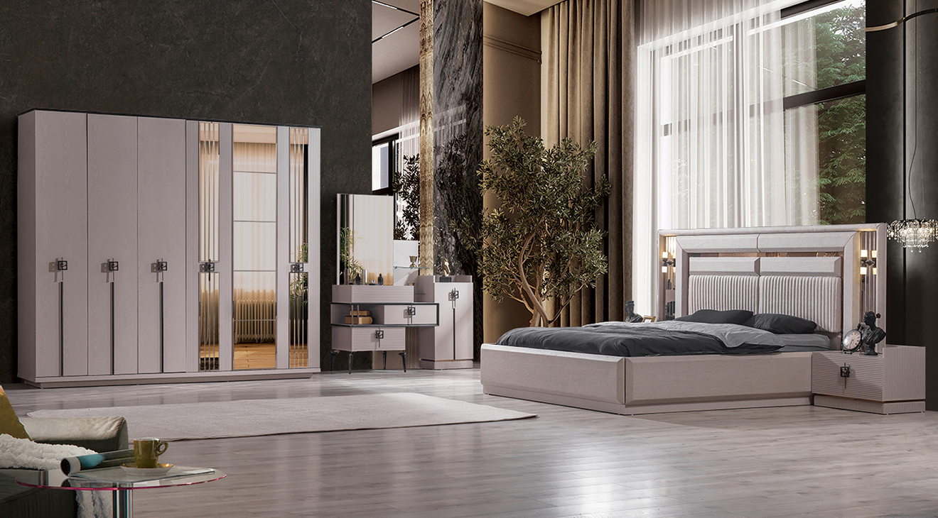 Alfa 6-Door Bedroom Set
