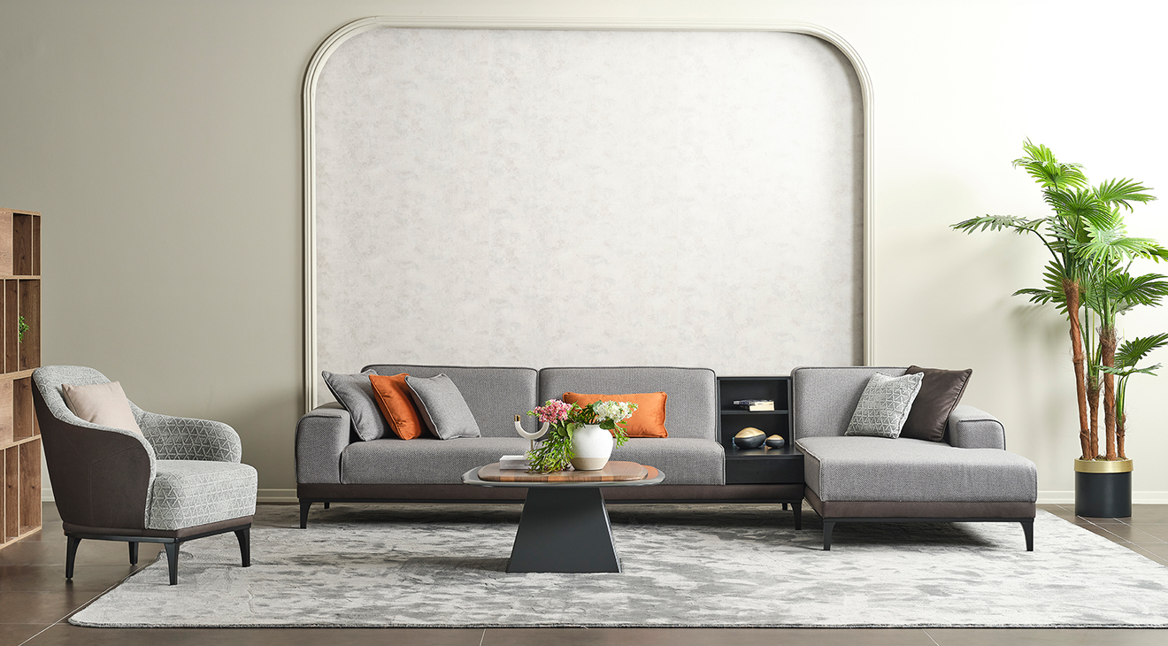 Alpha Relax Corner Sofa Set