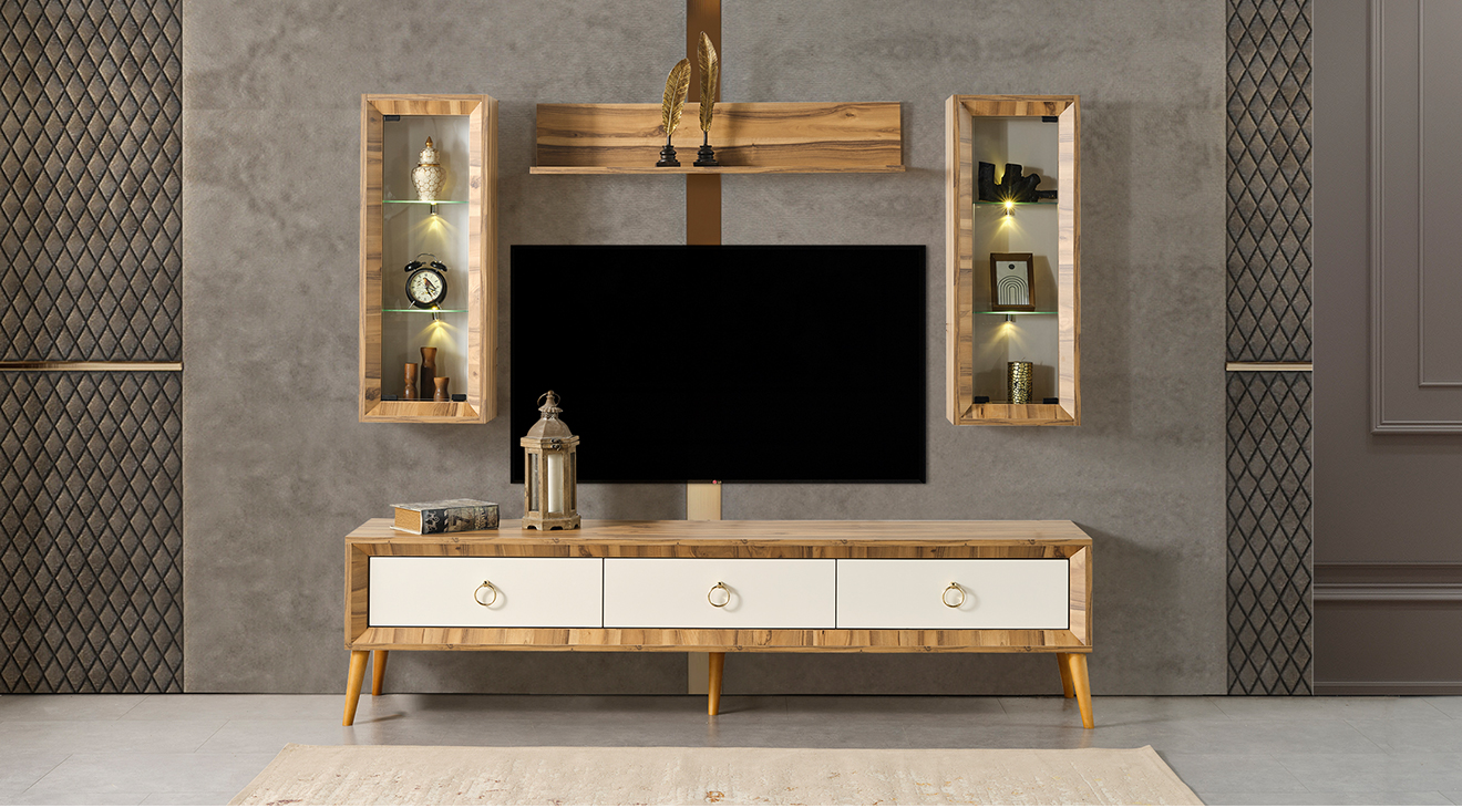 Anadolu Wooden Leg TV Unit