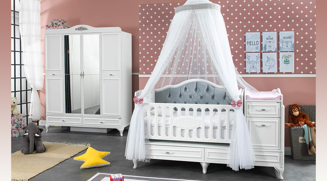 Angel 4 Doors Baby Room Set