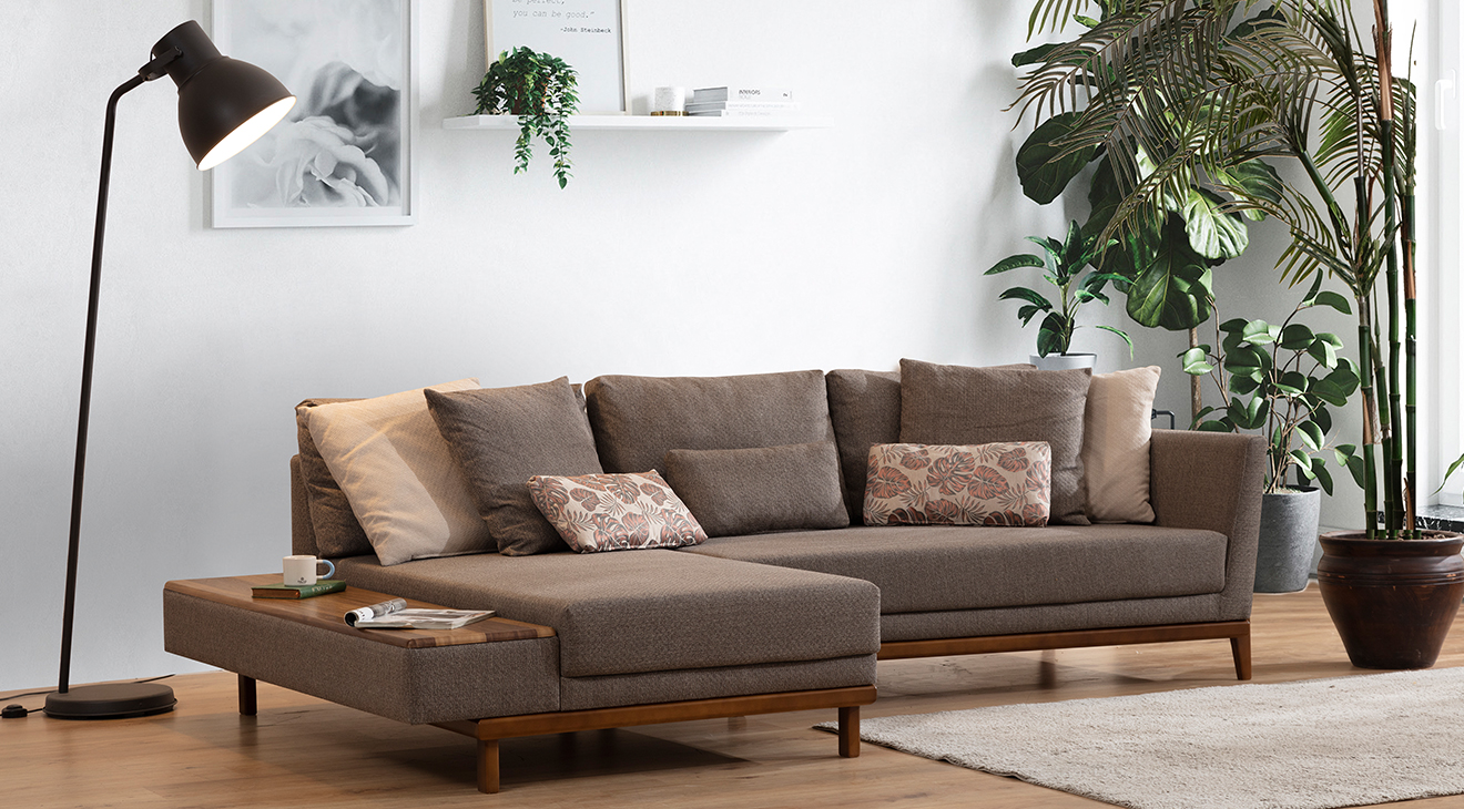 Argemon Coffee Table Modern Mini Corner Sofa