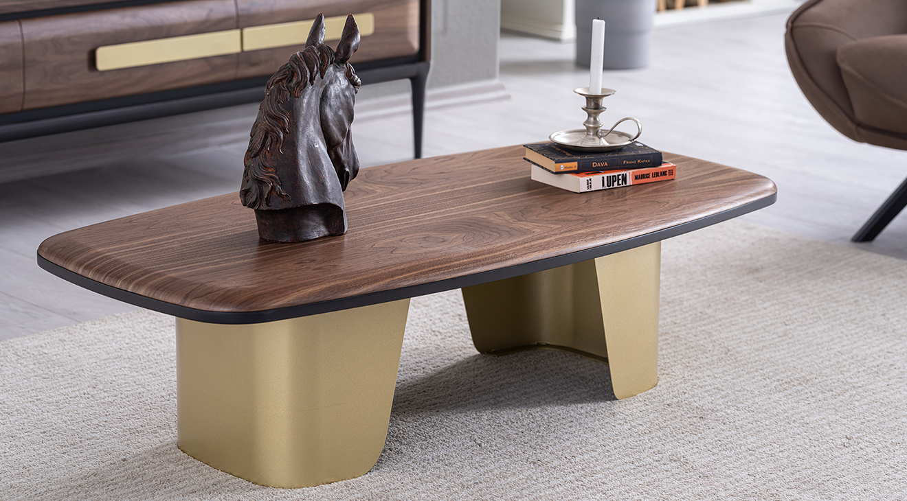 Armani Walnut Coffee Table