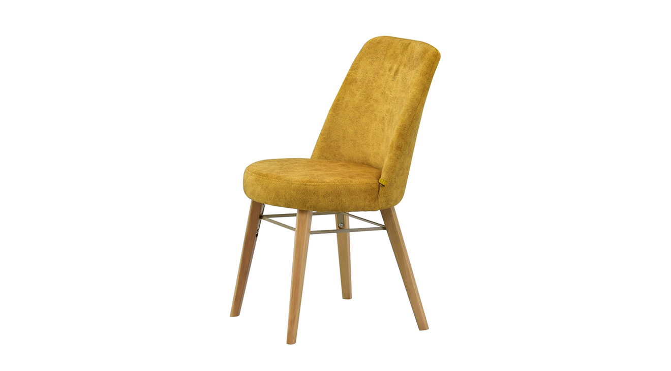 Asgold Sarı Naturel Sandalye 