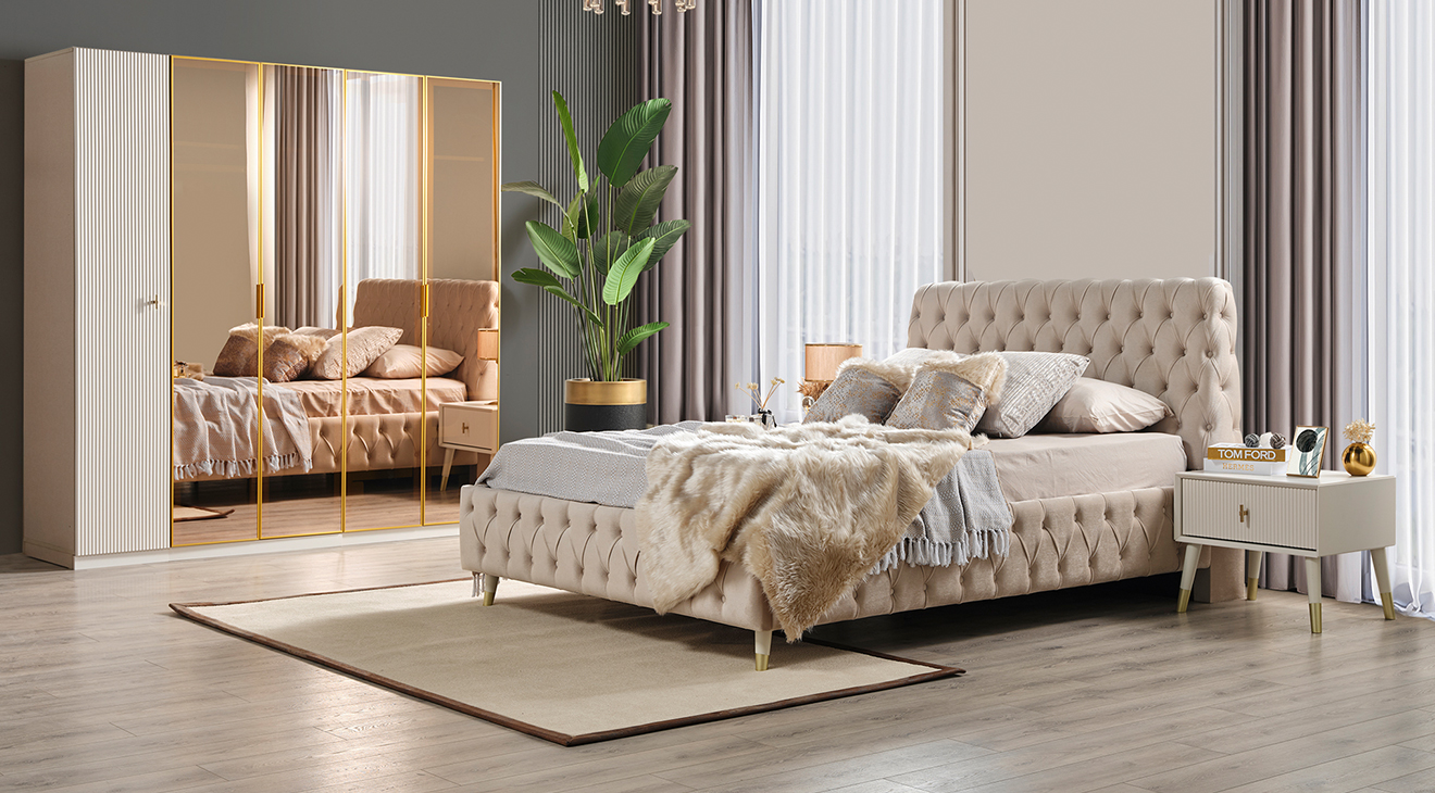 Asra 5 Door Bedroom Set