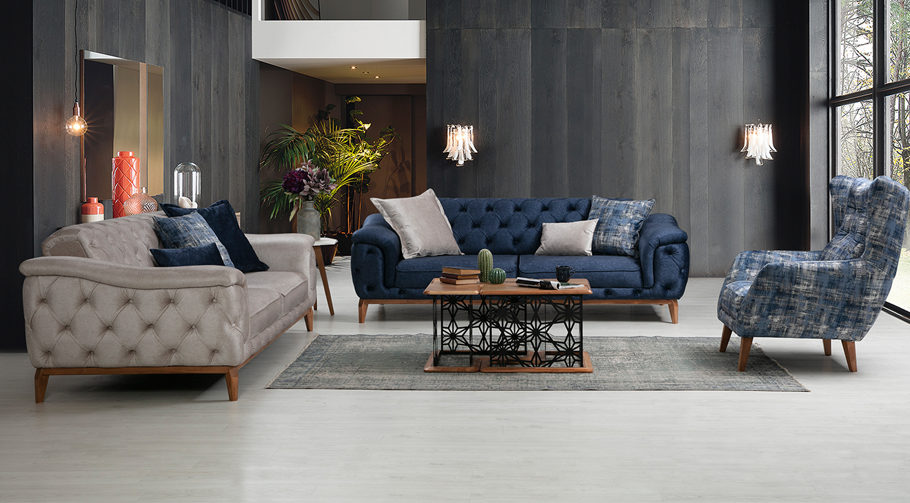 Aura Modern Sofa Set